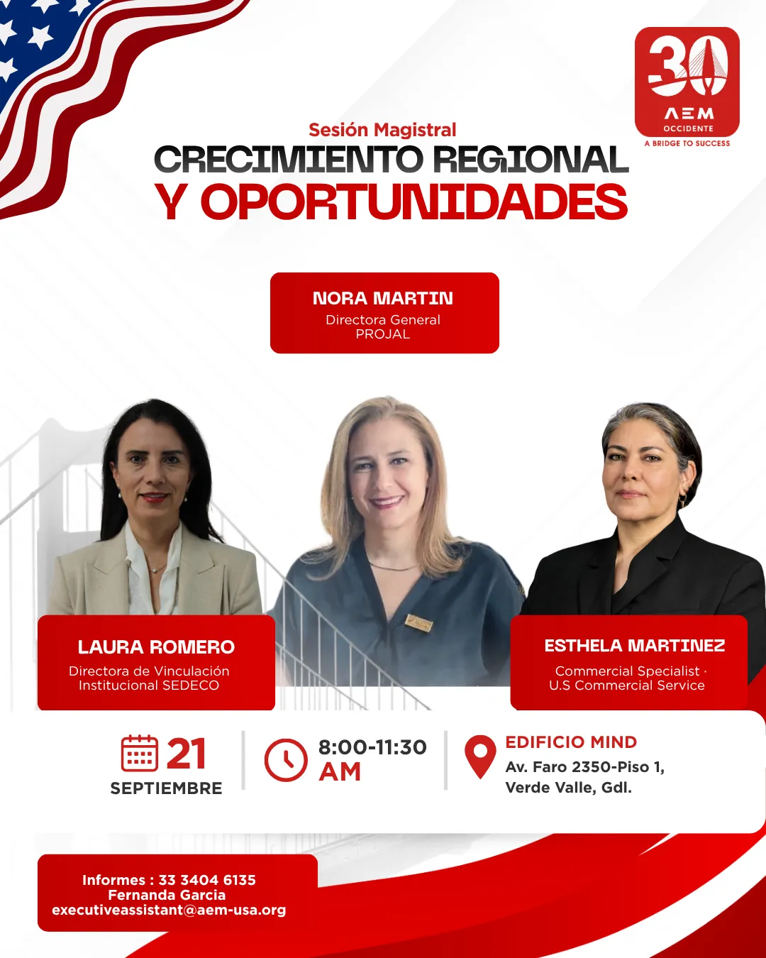Sesión Magistral: Crecimiento Regional y Oportunidades